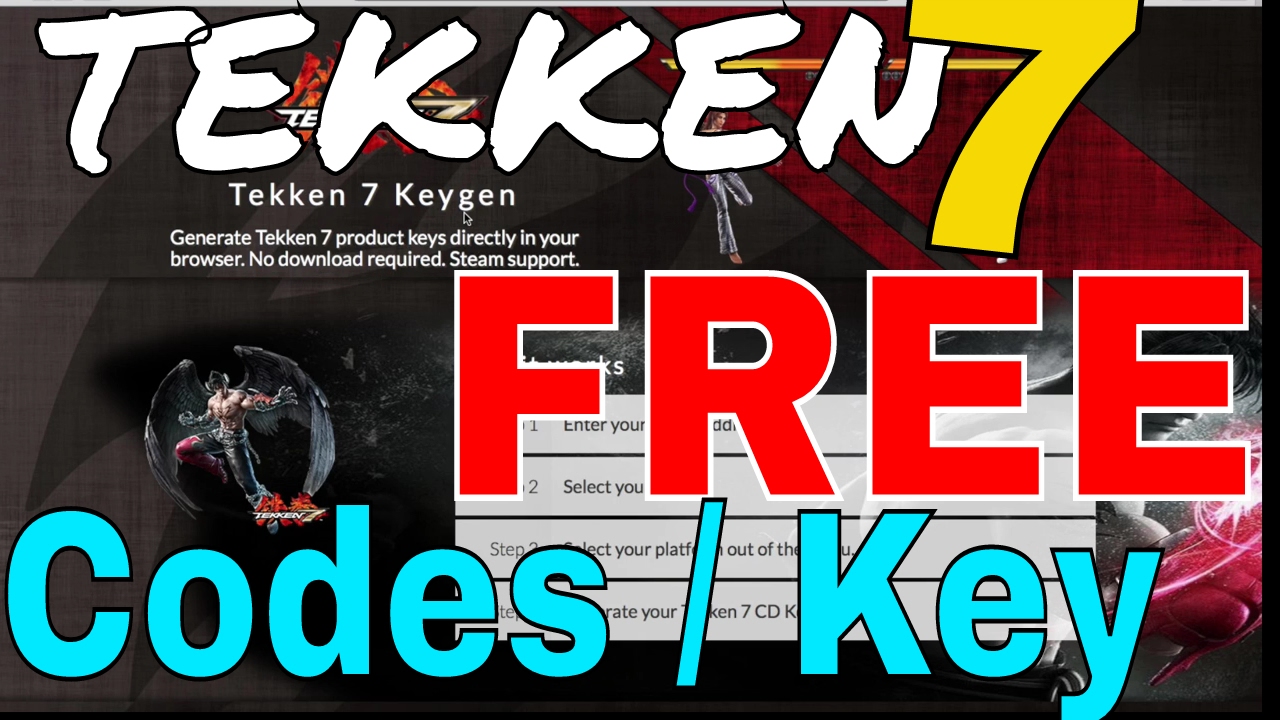 tekken 7 license key free download for pc